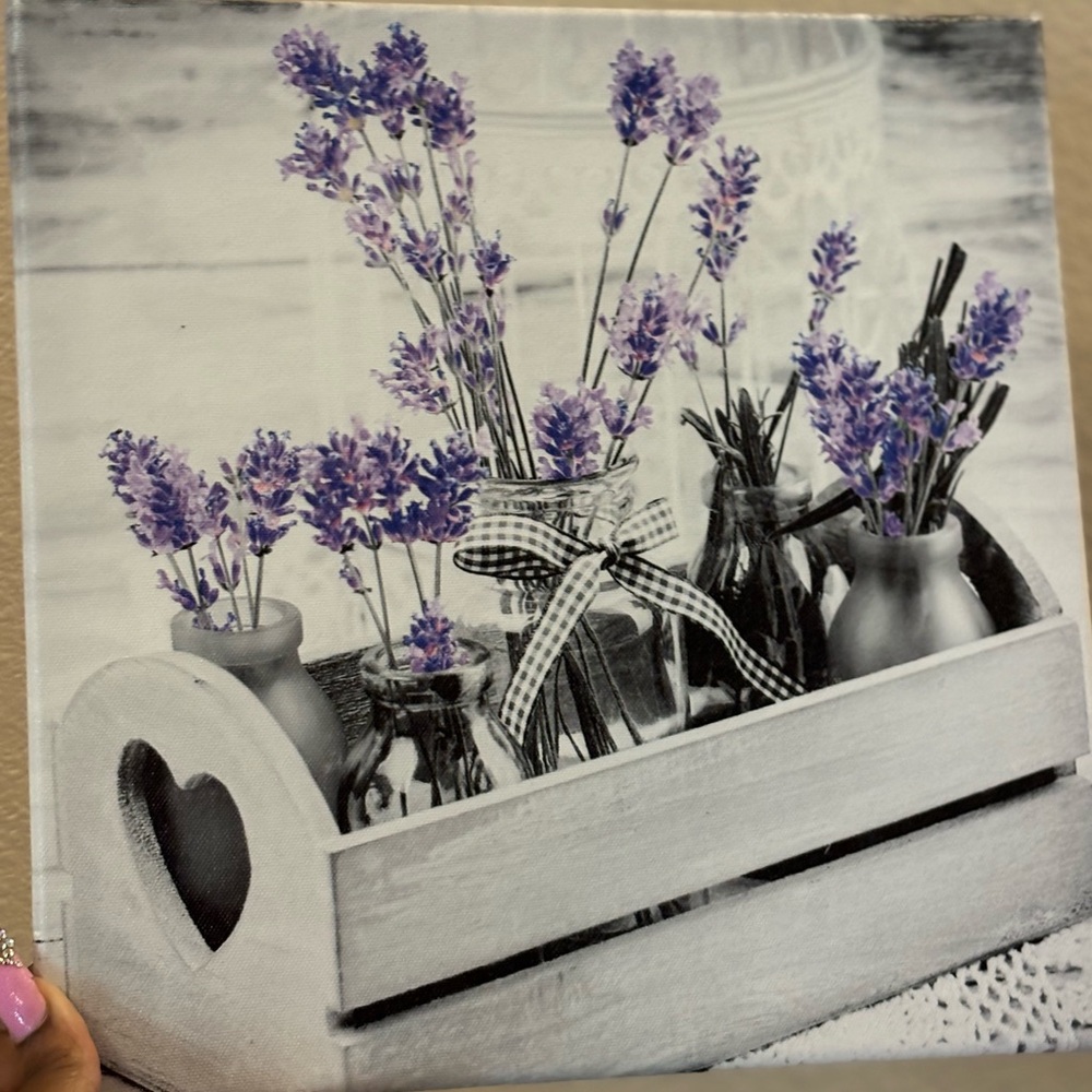 Lavender Canvas Wall Art